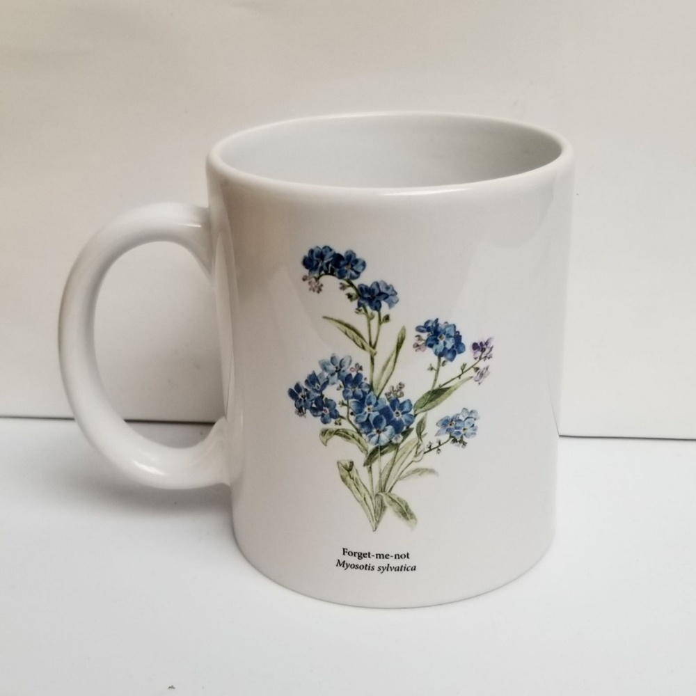 New! Brandy Melville Forget Me Not Coffee Mug! - Picture 2 of 2